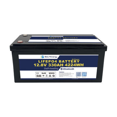 Batería Lifepo4 de gran capacidad 12V 330AH con Bluetooth y función de autocalentamiento