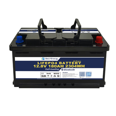 Batería nueva de gran capacidad H8 DIN 12V180Ah recargable LiFePO4 para autocaravana