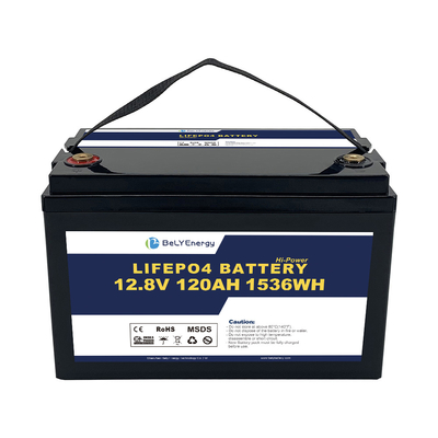 comprar Batería recargable Lifepo 12v 120ah 1536 Wh Peso ligero para RV Camper online manufacture