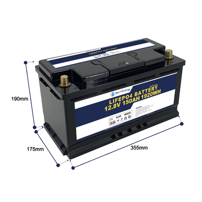 comprar IP65 Lifepo4 Batería para carrito de golf 12v 150ah 1920 Wh Baterías LiFePO4 Pack OEM online manufacture