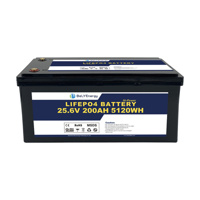 comprar Bely Energía Bluetooth Función UN38.3 Lifepo4 portátil Batería de ciclo profundo 24v 200ah online manufacture