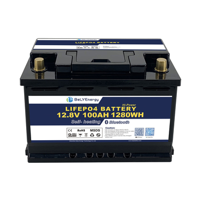 comprar Batería de litio eléctrica de Lithtech Lifepo4 del carro de golf 12volt 100ah recargable online manufacture