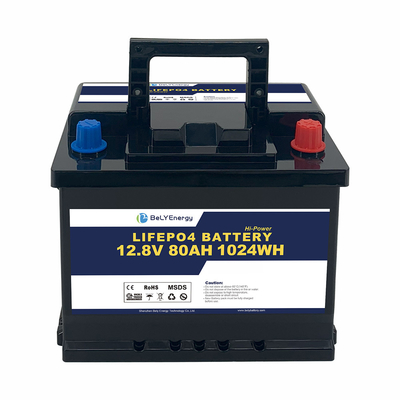 comprar Bely Energy 5000 ciclos 12v 80ah Lifepo4 Batería para electrodomésticos submarinos online manufacture
