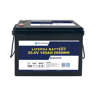 comprar Seguridad confiable Lifepo4 24V 105AH Batería para almacenamiento de energía Sistema de energía solar marina online manufacture