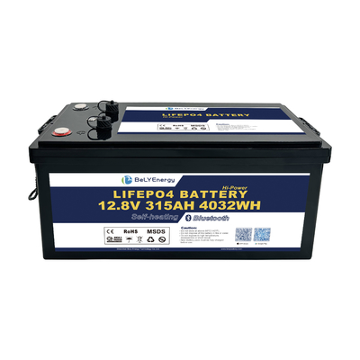 comprar Batería de 315AH 12V LiFePo4 personalizada Bluetooth y autocalentamiento con interfaz CAN / RS485 online manufacture