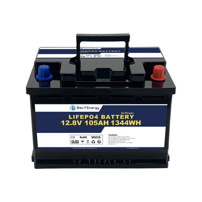 comprar Batería de litio recargable de ciclo profundo de 12v 105ah para almacenamiento de energía del sistema de energía solar online manufacture