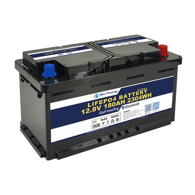 comprar IP65 Revestimiento Batería LiFePo4 12V180AH para RV 5000 Vida útil del ciclo 2304Wh Energía online manufacture