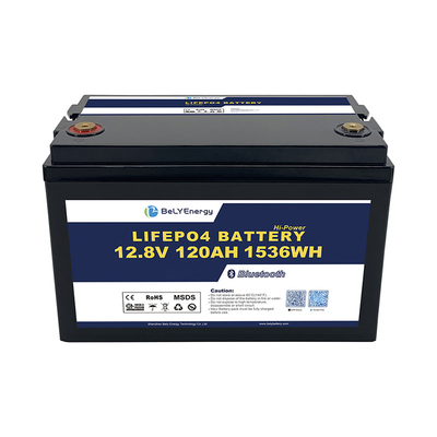 comprar Baja auto descarga 3000 ciclos Batería de litio solar con caja ABS 12.8V120Ah online manufacture