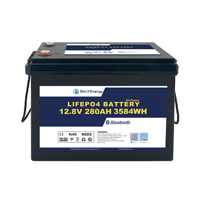 comprar Personalización 5000 ciclos Conectividad Bluetooth 12V 280Ah Batería LiFePO4 online manufacture