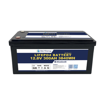comprar IP65 portátil diseño compacto a prueba de agua 12.8V 300Ah LiFePO4 Batería de litio solar online manufacture