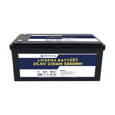 comprar Batería LiFePO4 de 24V 230Ah de alto rendimiento y impermeable IP65 con terminal M8 para embarcaciones marinas online manufacture