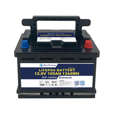comprar Caravana RV Batería de litio 12V 105AH Almacenamiento solar con BT y calefacción interna por BELY online manufacture