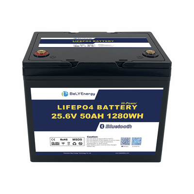 comprar OEM ODM ABS Batería anti-UV para embarcaciones marinas 24V 50AH LiFePO4 Batería de litio con BT online manufacture
