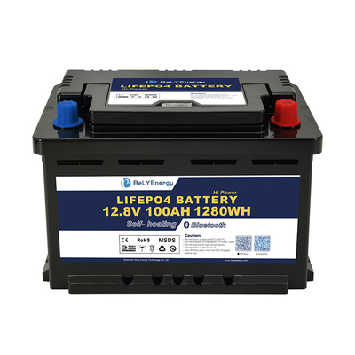 comprar Batería portátil de alta calidad 3000 ciclos LiFePO4 12V100Ah para barco online manufacture