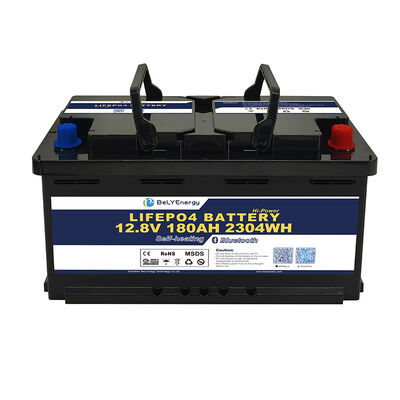 comprar Batería nueva de gran capacidad H8 DIN 12V180Ah recargable LiFePO4 para autocaravana online manufacture