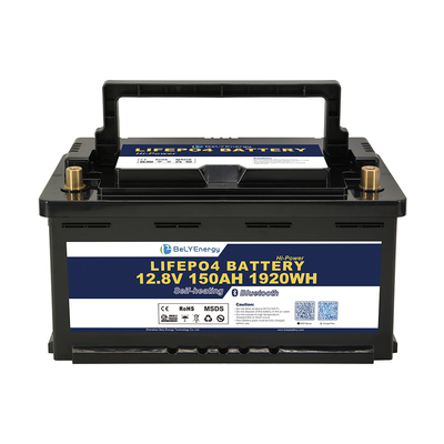comprar Batería de larga duración Lifepo4 12V 150Ah con 160A de corriente máxima de descarga continua y ≥ 3000 ciclos online manufacture