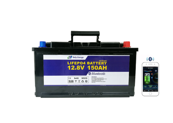 comprar 12V batería de litio eléctrica del carro del empuje del golf de la hora de 150 amperios para el barco del refugiado online manufacture