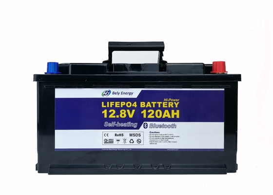 comprar Batería profunda del ciclo del fosfato del hierro de BatteryLithium del ocio del litio de BT4.0 120Ah 12V online manufacture