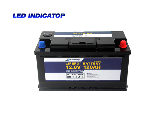 comprar Batería submarina 12V 120Ah de Ion Battery Lifepo 4 del litio de los barcos con la pantalla LED online manufacture