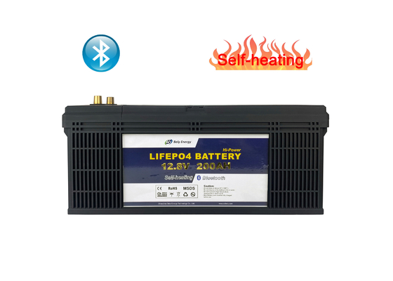 comprar batería de litio eléctrica del triciclo de la luz de calle de las baterías de baja temperatura de 12V 200Ah online manufacture