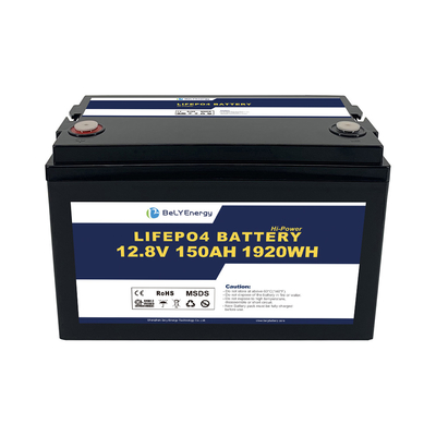 Vida útil del ciclo largo Capacidad total 150h 12v Lifepo4 Batería para el sistema de energía solar
