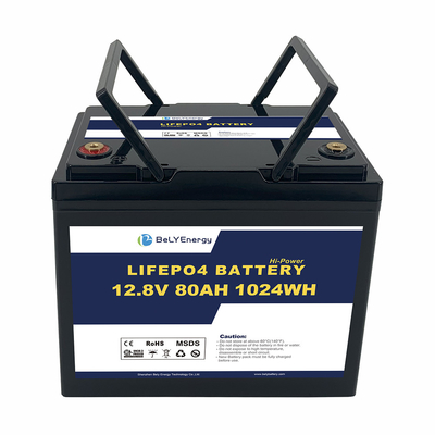 Inbuit BMS 12V 80AH Lifepo4 Batería para el Sistema de Energía Solar de Electrónica de Consumo Médico