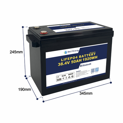 Bely 50AH 36V LiFePO4 Batería para el hogar Sistema de almacenamiento de energía solar Barcos Submarino