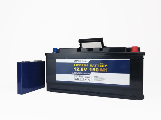 Batería recargable 1920WH LiFePO4 12V 150AH con la supervisión del LCD