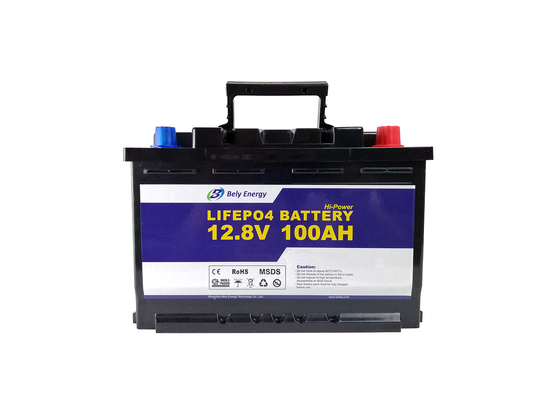 Batería de litio de voltio 100ah de la batería 12 del robot 12V LiFePo4 de los barcos rv para acampar