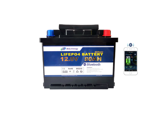 calefacción del uno mismo de la batería 12v Blutooth del fosfato del hierro del litio 80Ah para la vespa eléctrica