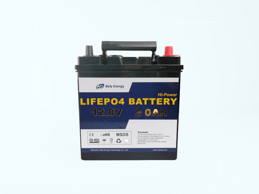 Batería de litio del almacenamiento de energía de los carros de golf de MSDS 12V 50Ah con la lámpara llevada