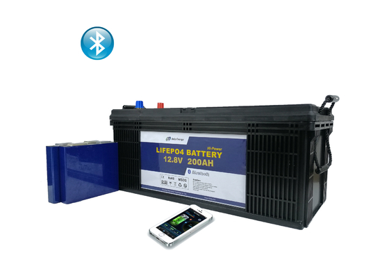 el hierro del litio de 12V 200Ah fosfata las baterías del carrito de golf del litio de la batería de rv