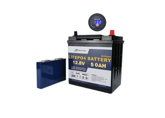 Califique una batería del fosfato del hierro del litio de 12V 50Ah para el vehículo eléctrico